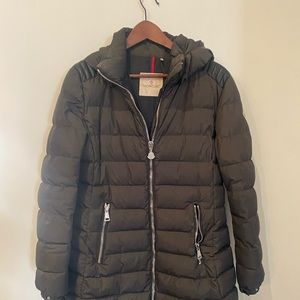 COPY - Khaki green, Moncler 3/4 coat